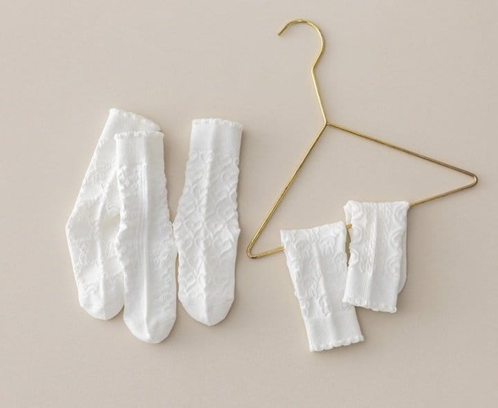 Miso - Korean Children Fashion - #childofig - Ivory Socks