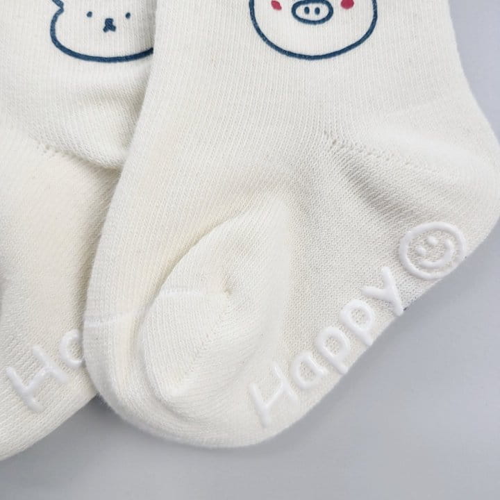 Miso - Korean Children Fashion - #childrensboutique - Three Man Socks - 5