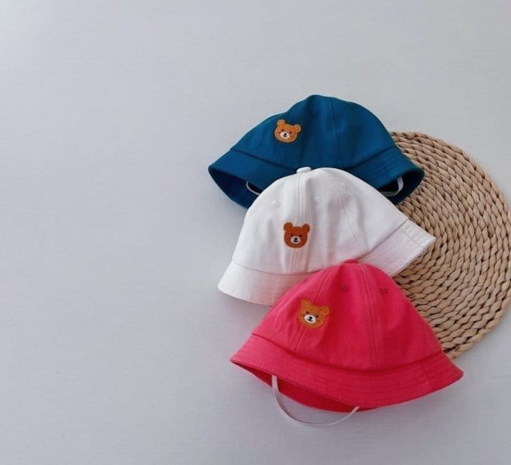 Miso - Korean Children Fashion - #childrensboutique - Bear Bucket Hat - 3