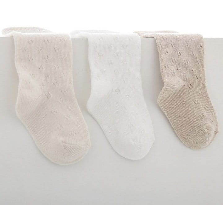 Miso - Korean Children Fashion - #designkidswear - Basic Half Socks - 8