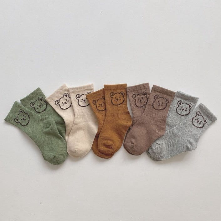 Miso - Korean Children Fashion - #designkidswear - My Bear Socks - 2