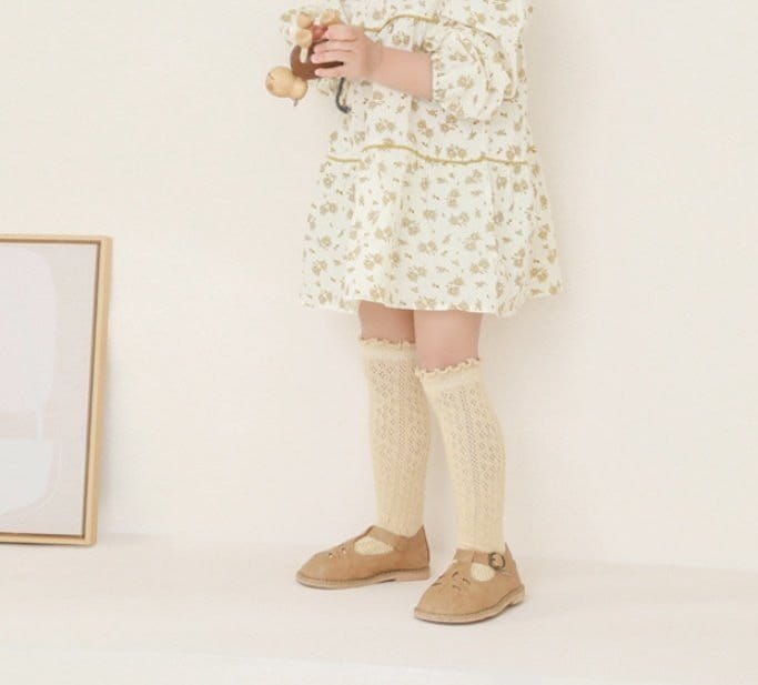 Miso - Korean Children Fashion - #designkidswear - Frill Knee Socks - 10