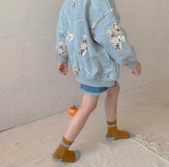 Miso - Korean Children Fashion - #discoveringself - Check Together Socks - 10