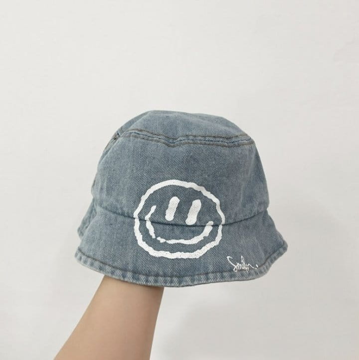 Miso - Korean Children Fashion - #fashionkids - Smile Dneim Bucket Hat