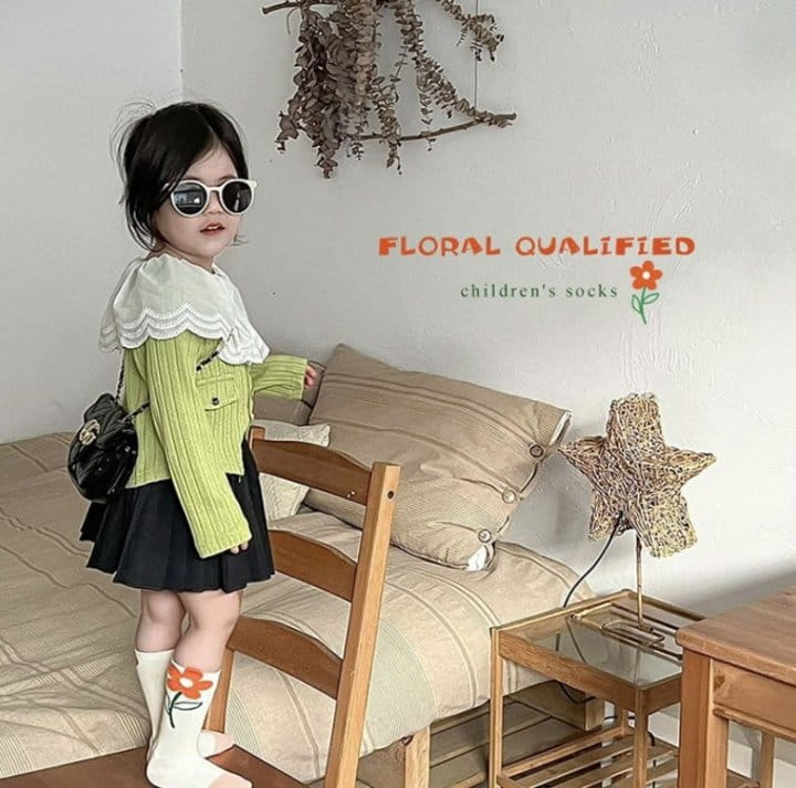 Miso - Korean Children Fashion - #fashionkids - Floral Socks - 6