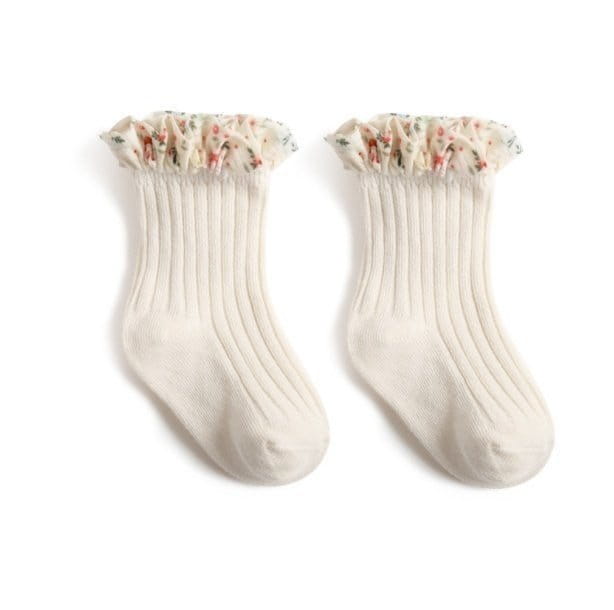 Miso - Korean Children Fashion - #fashionkids - Small Flower Socks