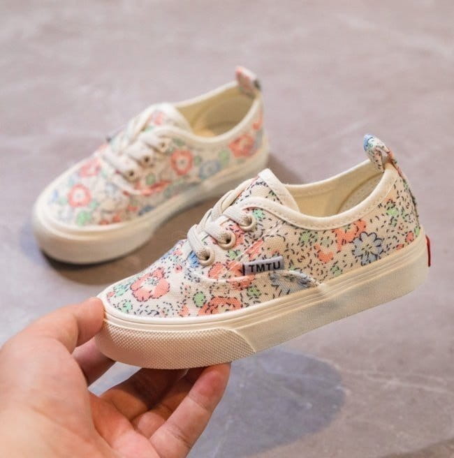 Miso - Korean Children Fashion - #fashionkids - Flower Sneakers - 4