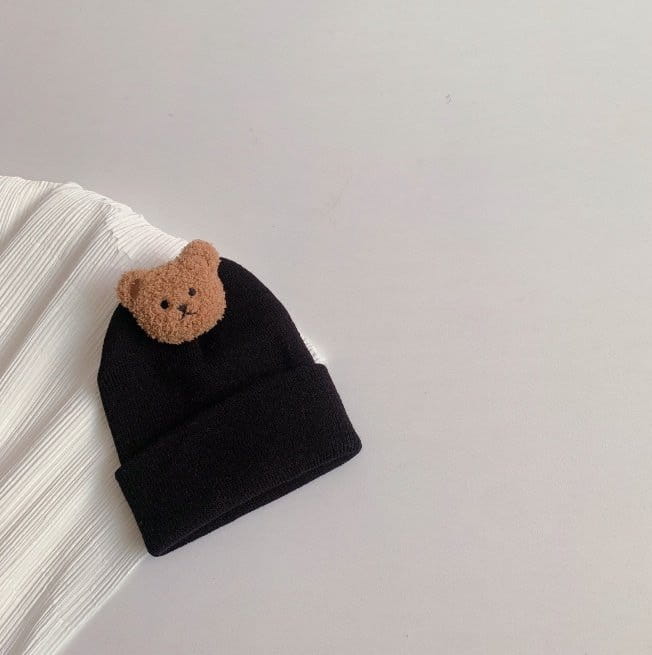 Miso - Korean Children Fashion - #kidsshorts - Bear Beanie - 3