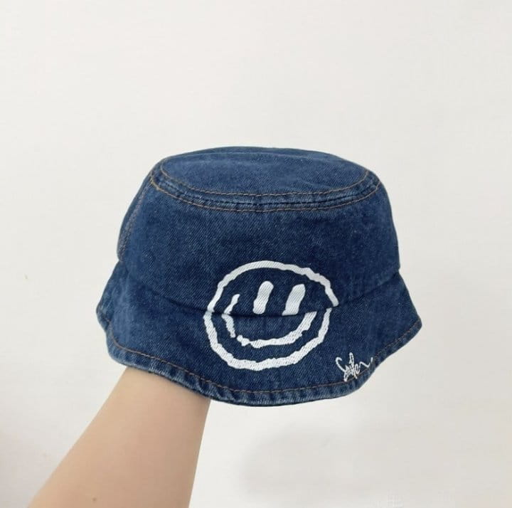 Miso - Korean Children Fashion - #kidsshorts - Smile Dneim Bucket Hat - 2