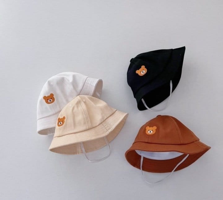 Miso - Korean Children Fashion - #kidsshorts - Bear Bucket Hat - 7