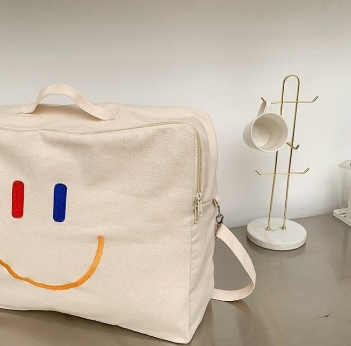 Miso - Korean Children Fashion - #kidsshorts - Square Smile Bag - 9