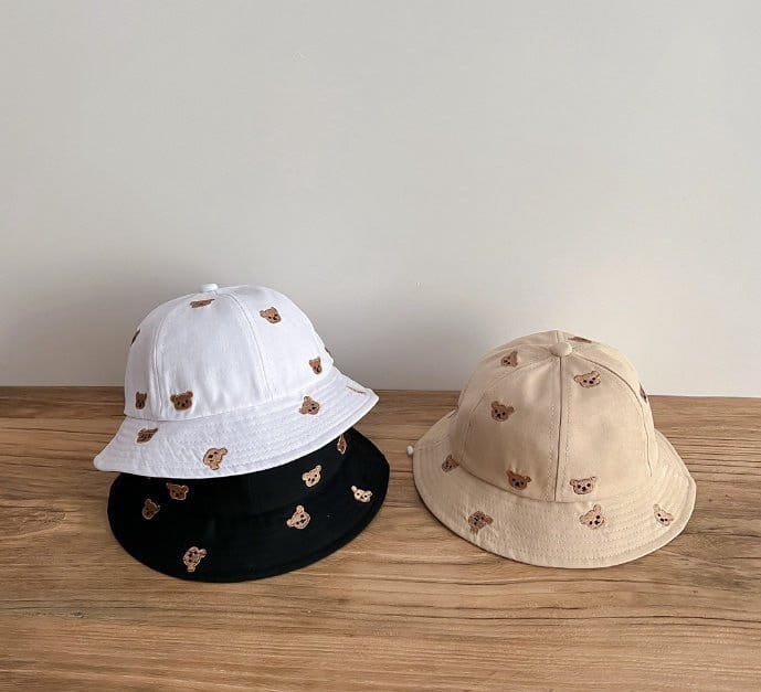 Miso - Korean Children Fashion - #kidsstore - Small Bear Bucket Hat - 6