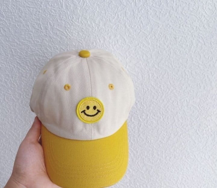 Miso - Korean Children Fashion - #kidsstore - Two Tone Smile Cap - 4