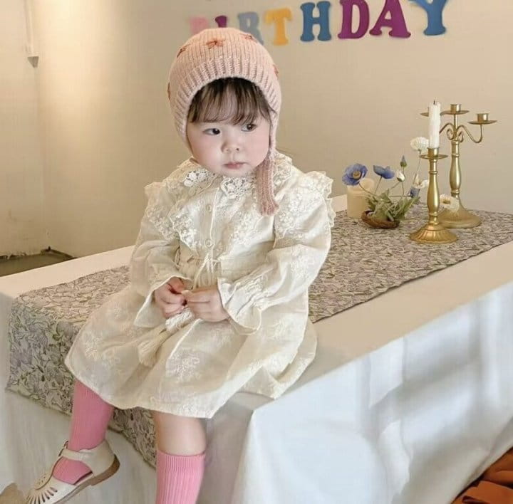 Miso - Korean Children Fashion - #littlefashionista - Silver Bell Bonnet - 3