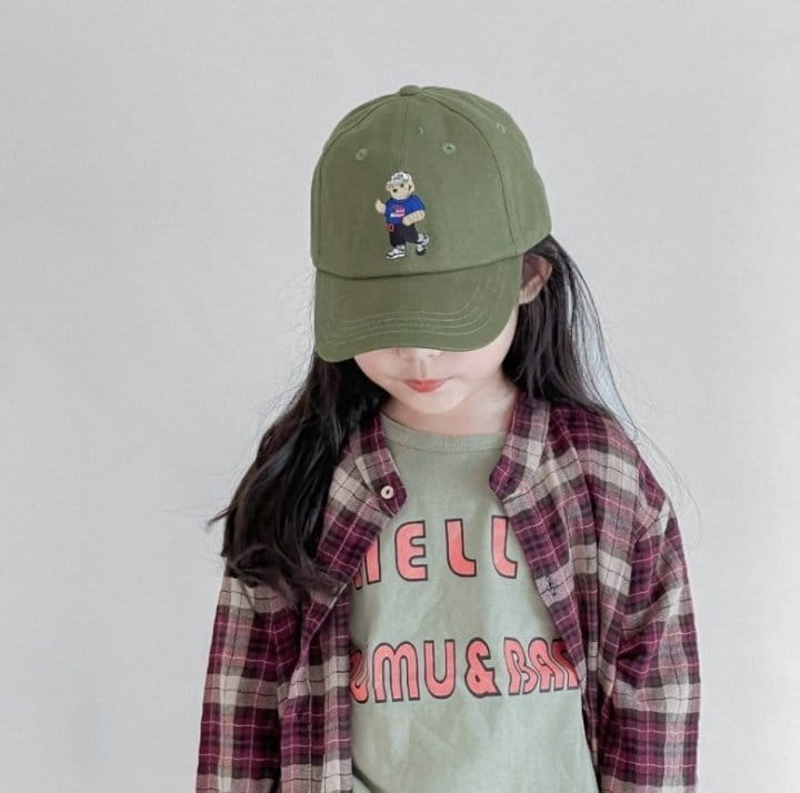 Miso - Korean Children Fashion - #littlefashionista - Tini Bear Cap - 5