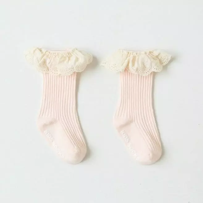 Miso - Korean Children Fashion - #littlefashionista - Cotton Lace Socks - 2