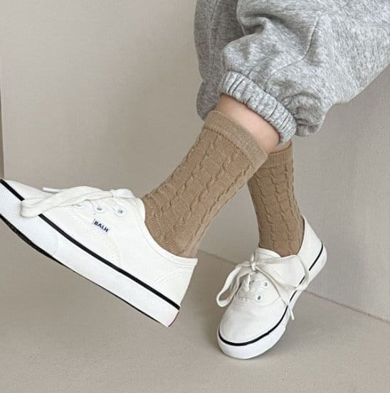 Miso - Korean Children Fashion - #Kfashion4kids - Waffle Socks - 4