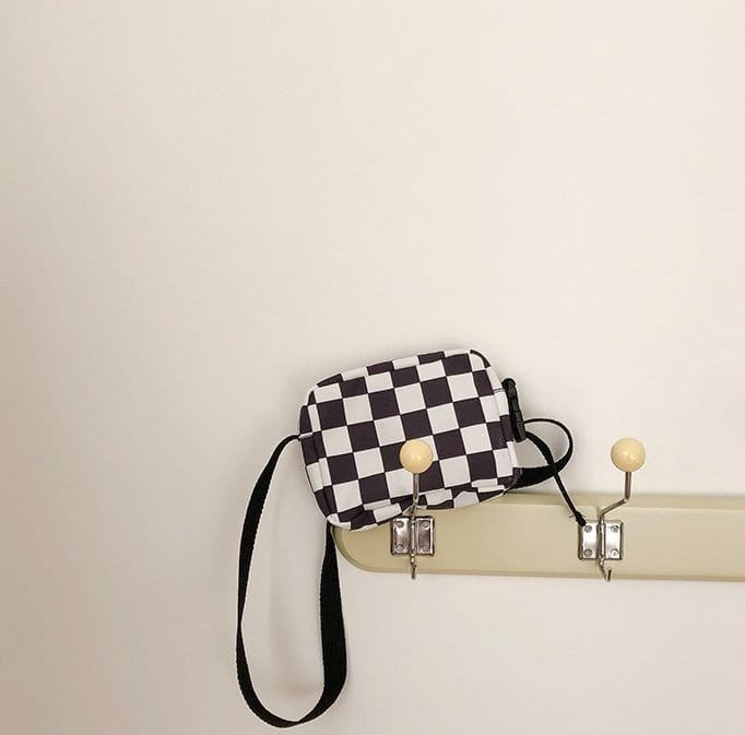 Miso - Korean Children Fashion - #magicofchildhood - Checker Cross Bag