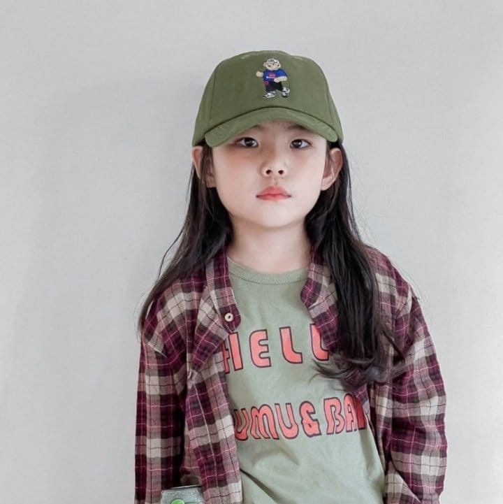 Miso - Korean Children Fashion - #minifashionista - Tini Bear Cap - 7