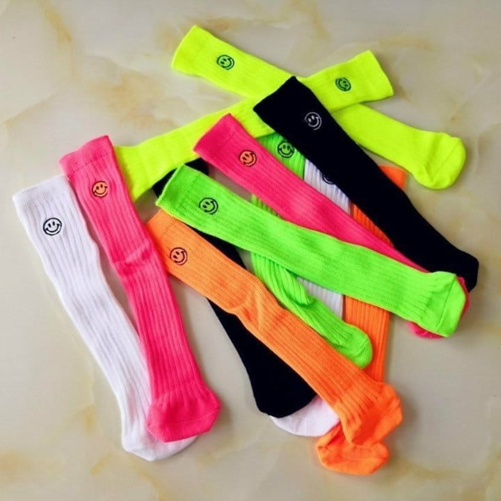 Miso - Korean Children Fashion - #prettylittlegirls - Smile Socks - 2