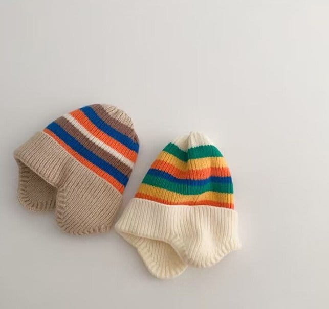 Miso - Korean Children Fashion - #todddlerfashion - Stripes Ears Hat - 9