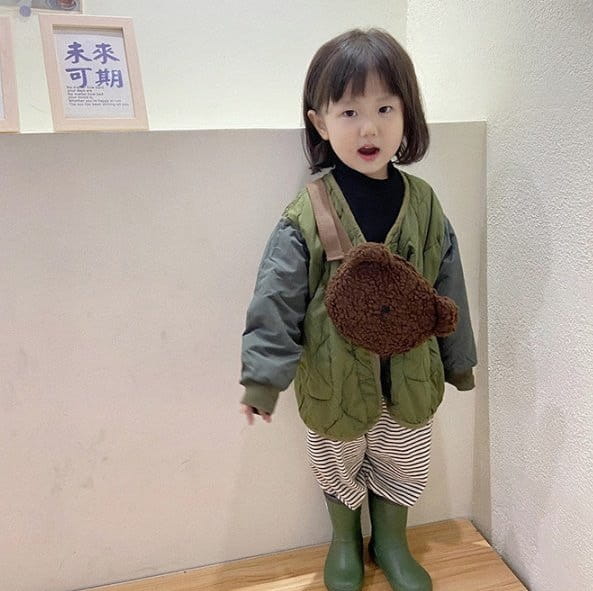 Miso - Korean Children Fashion - #toddlerclothing - NO I Bear Bag - 7