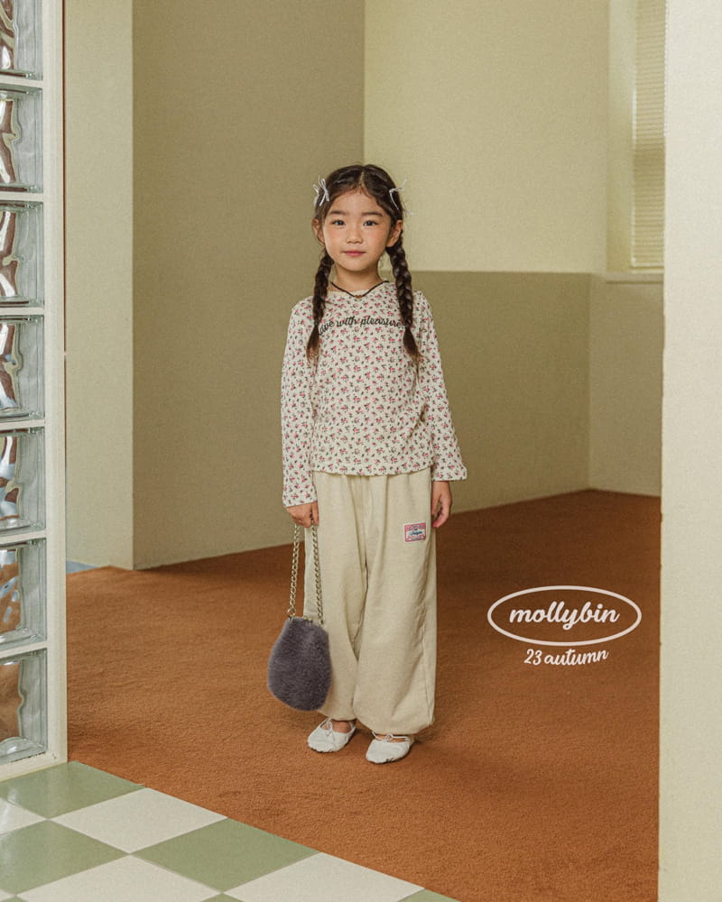 Mollybin - Korean Children Fashion - #childofig - Flower Tee - 11