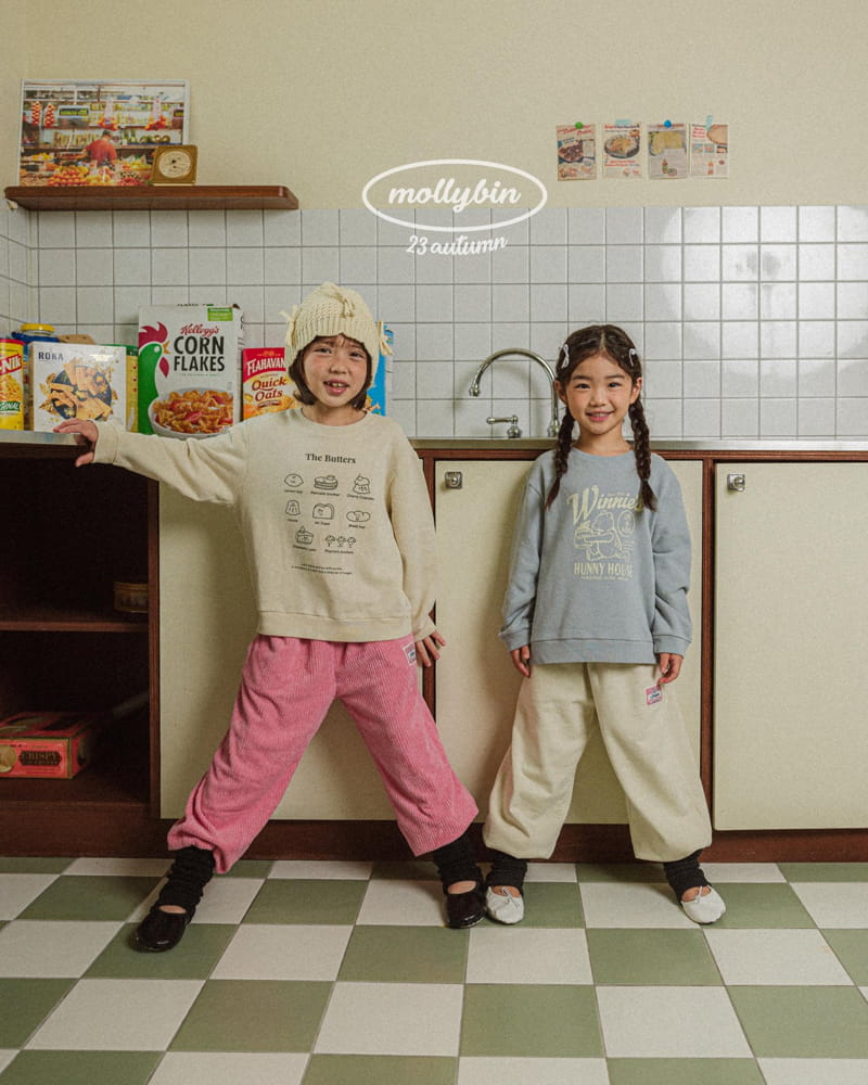 Mollybin - Korean Children Fashion - #designkidswear - Label Pants