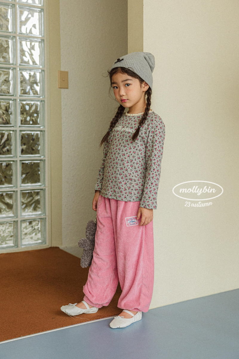 Mollybin - Korean Children Fashion - #kidzfashiontrend - Flower Tee - 5