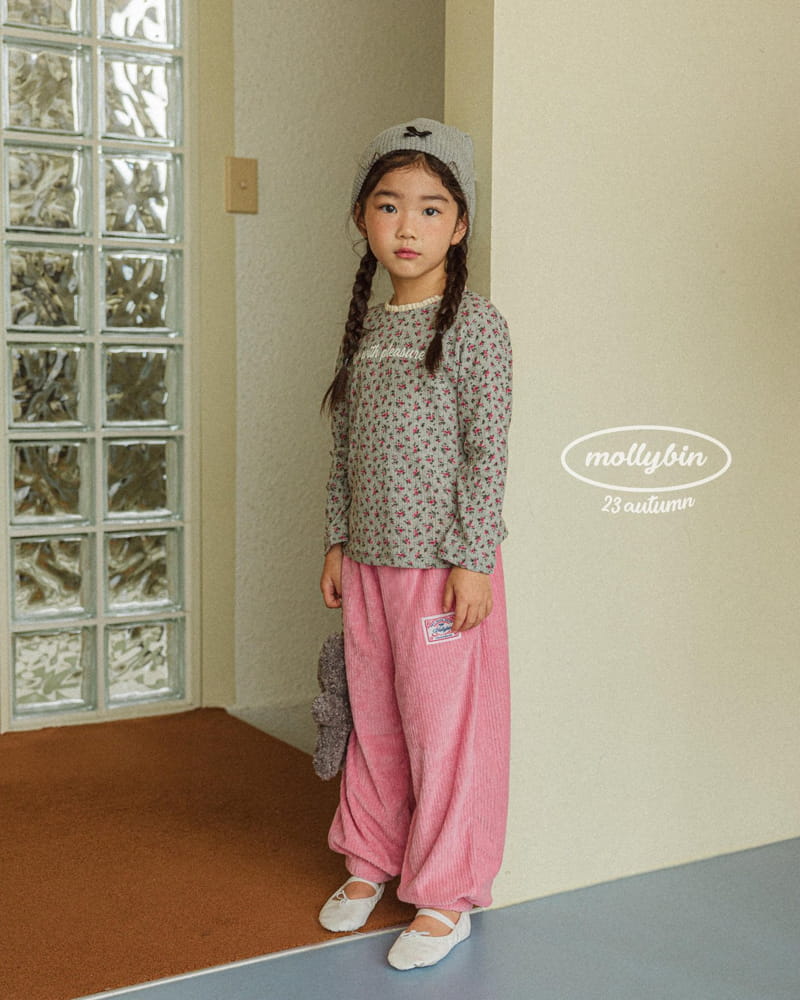 Mollybin - Korean Children Fashion - #magicofchildhood - Flower Tee - 8