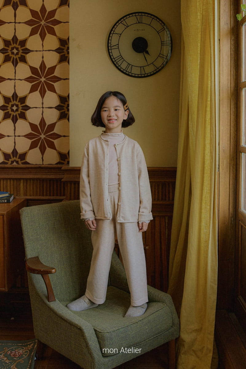 Mon Atelier - Korean Children Fashion - #childofig - Ggisa Knit Top Bottom Set - 5