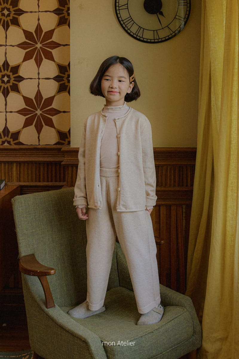 Mon Atelier - Korean Children Fashion - #designkidswear - Ggisa Knit Top Bottom Set - 7