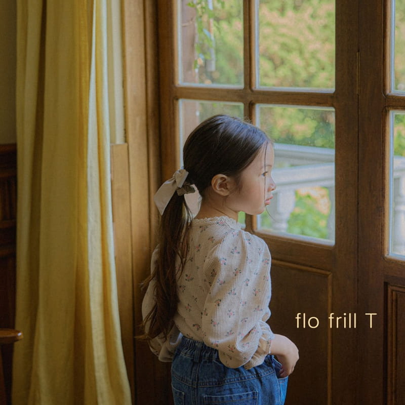 Mon Atelier - Korean Children Fashion - #designkidswear - Flo Frill Tee