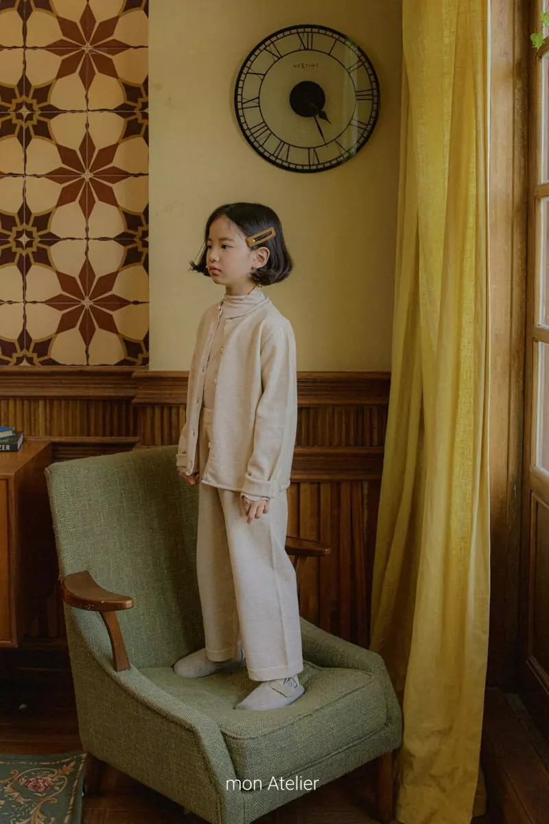 Mon Atelier - Korean Children Fashion - #discoveringself - Ggisa Knit Top Bottom Set - 8