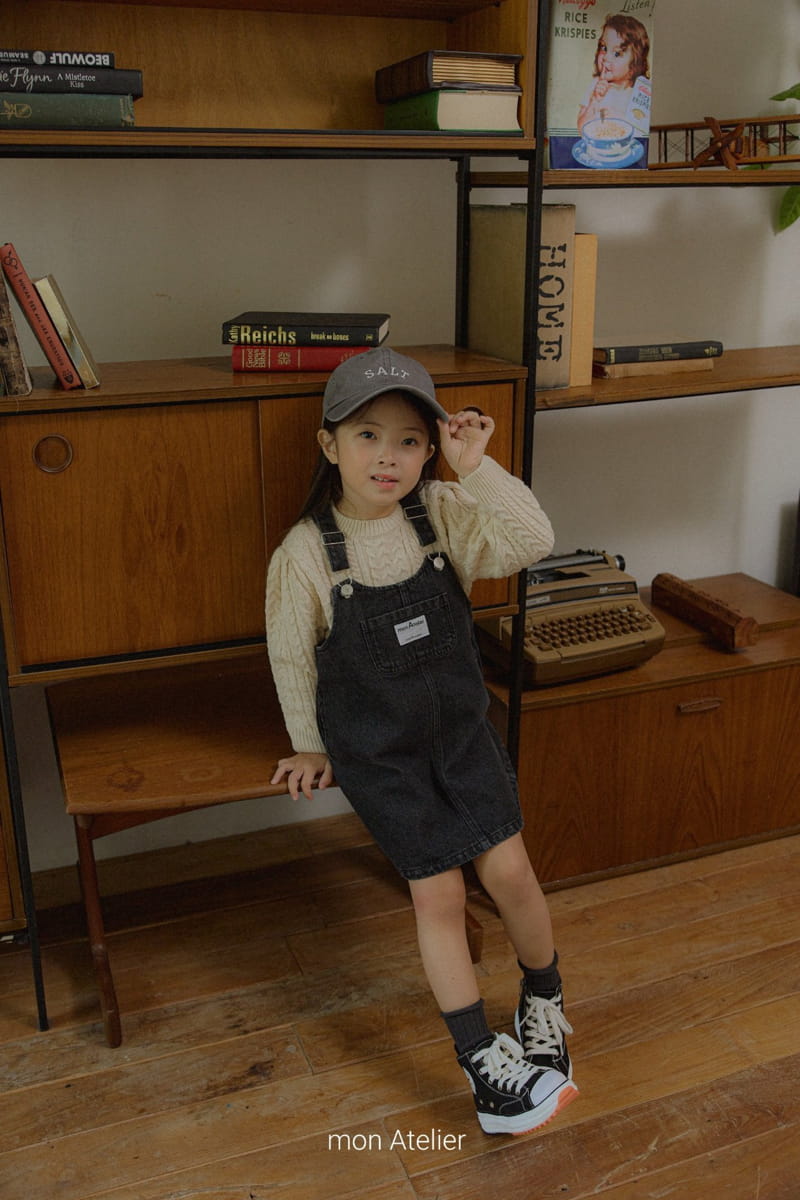 Mon Atelier - Korean Children Fashion - #discoveringself - Denim One-piece - 6