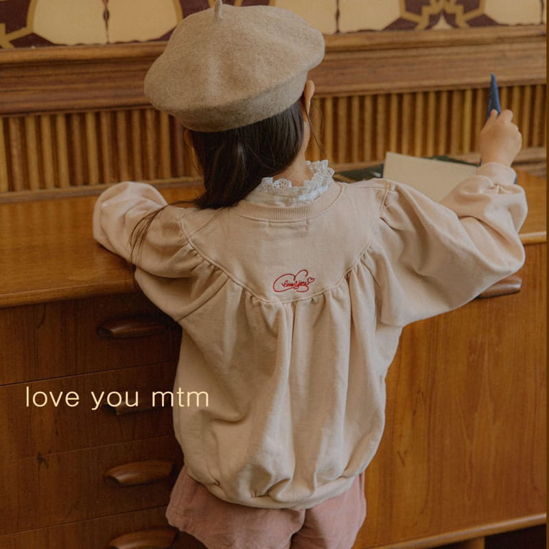 Mon Atelier - Korean Children Fashion - #discoveringself - Love u Sweatshirt