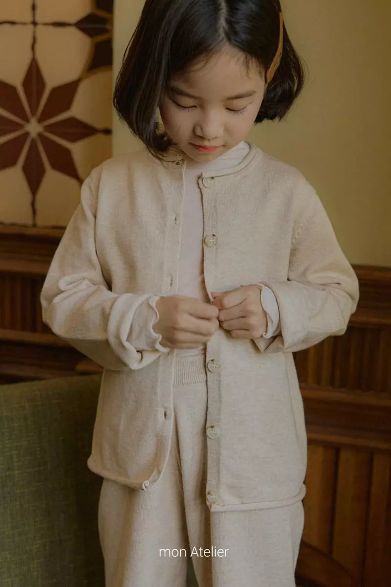 Mon Atelier - Korean Children Fashion - #fashionkids - Ggisa Knit Top Bottom Set - 9