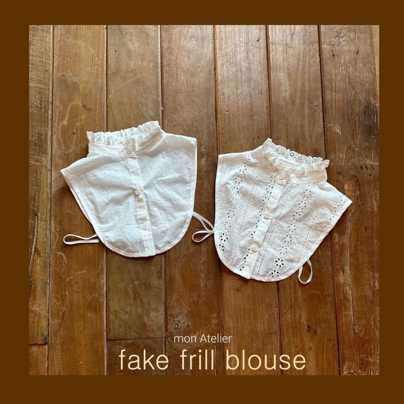 Mon Atelier - Korean Children Fashion - #kidsstore - Fake Frill Blouse