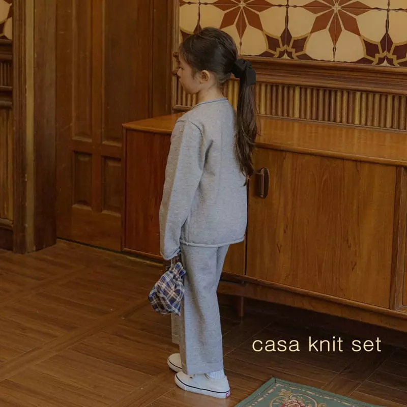 Mon Atelier - Korean Children Fashion - #prettylittlegirls - Ggisa Knit Top Bottom Set