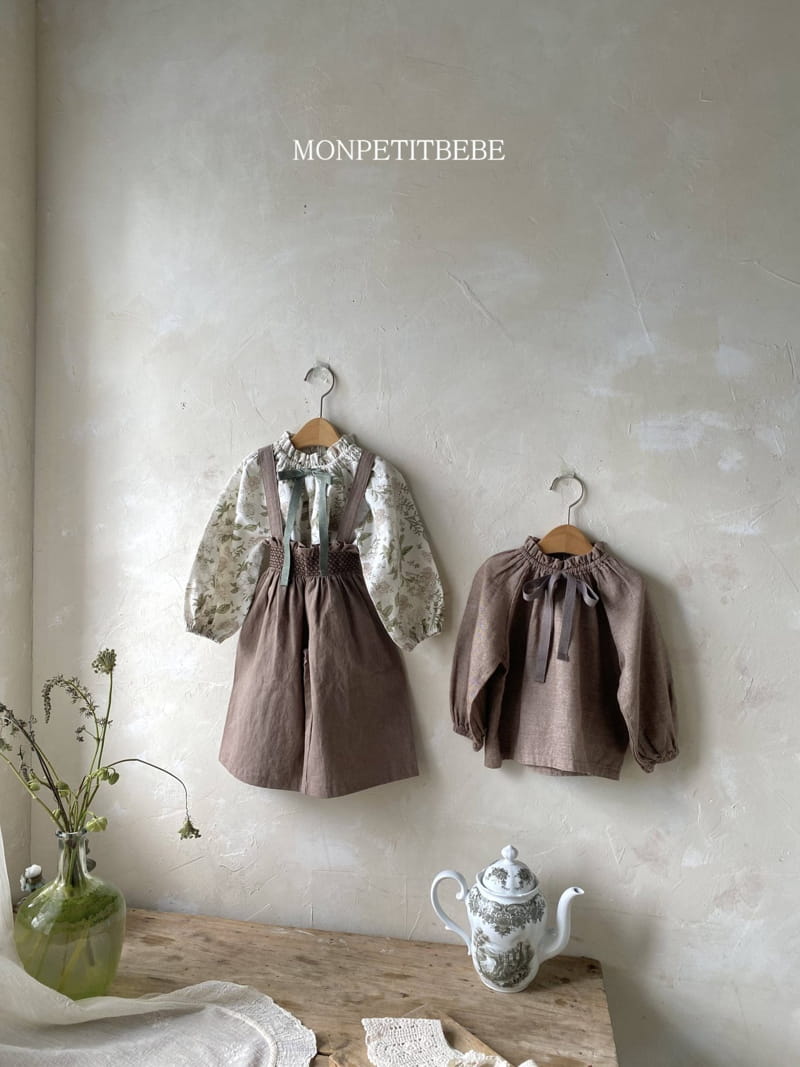 Mon Petit Bebe - Korean Children Fashion - #designkidswear - Smocked Wide Pants - 9