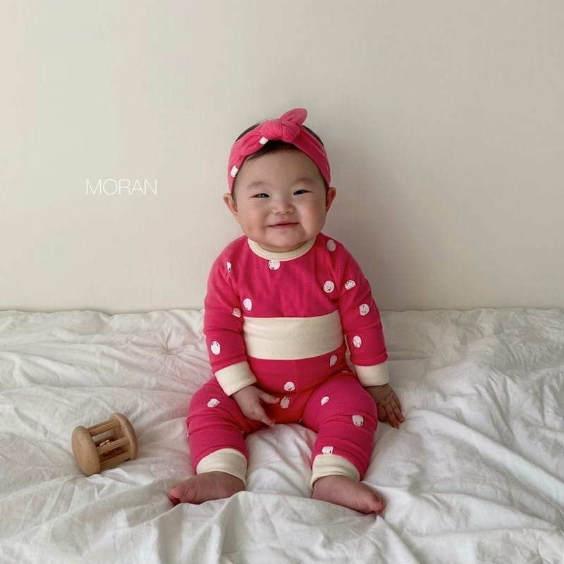 Moran - Korean Baby Fashion - #babyboutique - Traffic Light Bodysuit Hiarband Pants Set