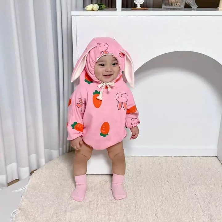 Moran - Korean Baby Fashion - #babyboutiqueclothing - Carrot Bodysuit - 7