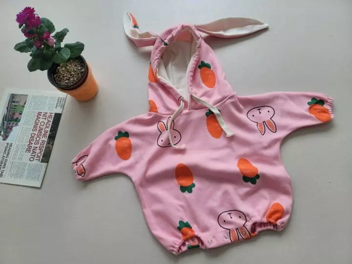 Moran - Korean Baby Fashion - #babyfashion - Carrot Bodysuit - 9