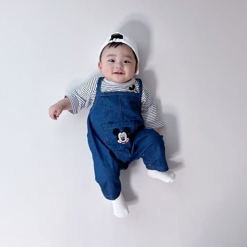 Moran - Korean Baby Fashion - #babyfashion - Pocket M Bodysuit - 2