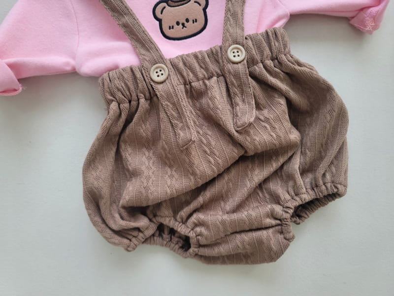 Moran - Korean Baby Fashion - #babygirlfashion - Knit Bloomer Set - 6