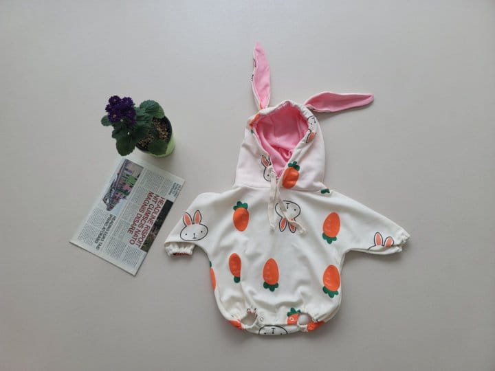 Moran - Korean Baby Fashion - #babygirlfashion - Carrot Bodysuit - 11