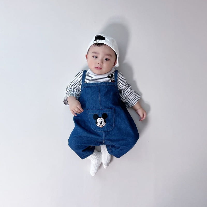 Moran - Korean Baby Fashion - #babyfever - Pocket M Bodysuit - 4