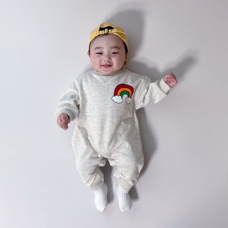 Moran - Korean Baby Fashion - #babygirlfashion - Rainbow Bodysuit - 2