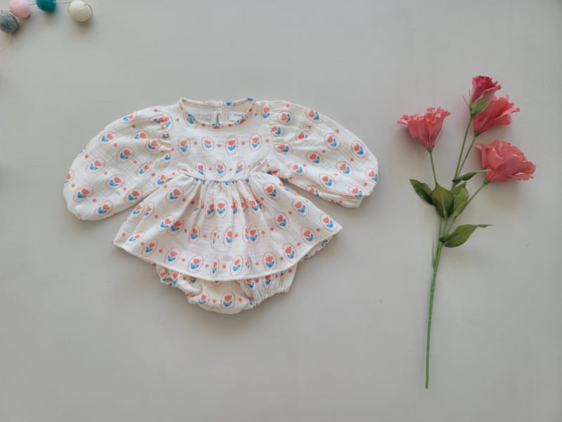 Moran - Korean Baby Fashion - #babylifestyle - Cuty Bloomer Set - 9