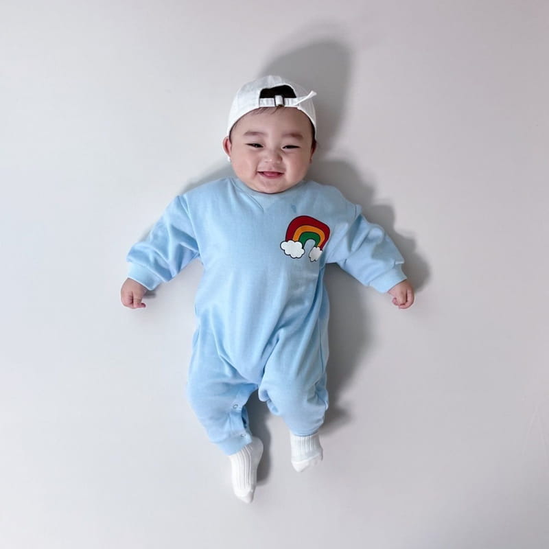 Moran - Korean Baby Fashion - #babylifestyle - Rainbow Bodysuit - 3